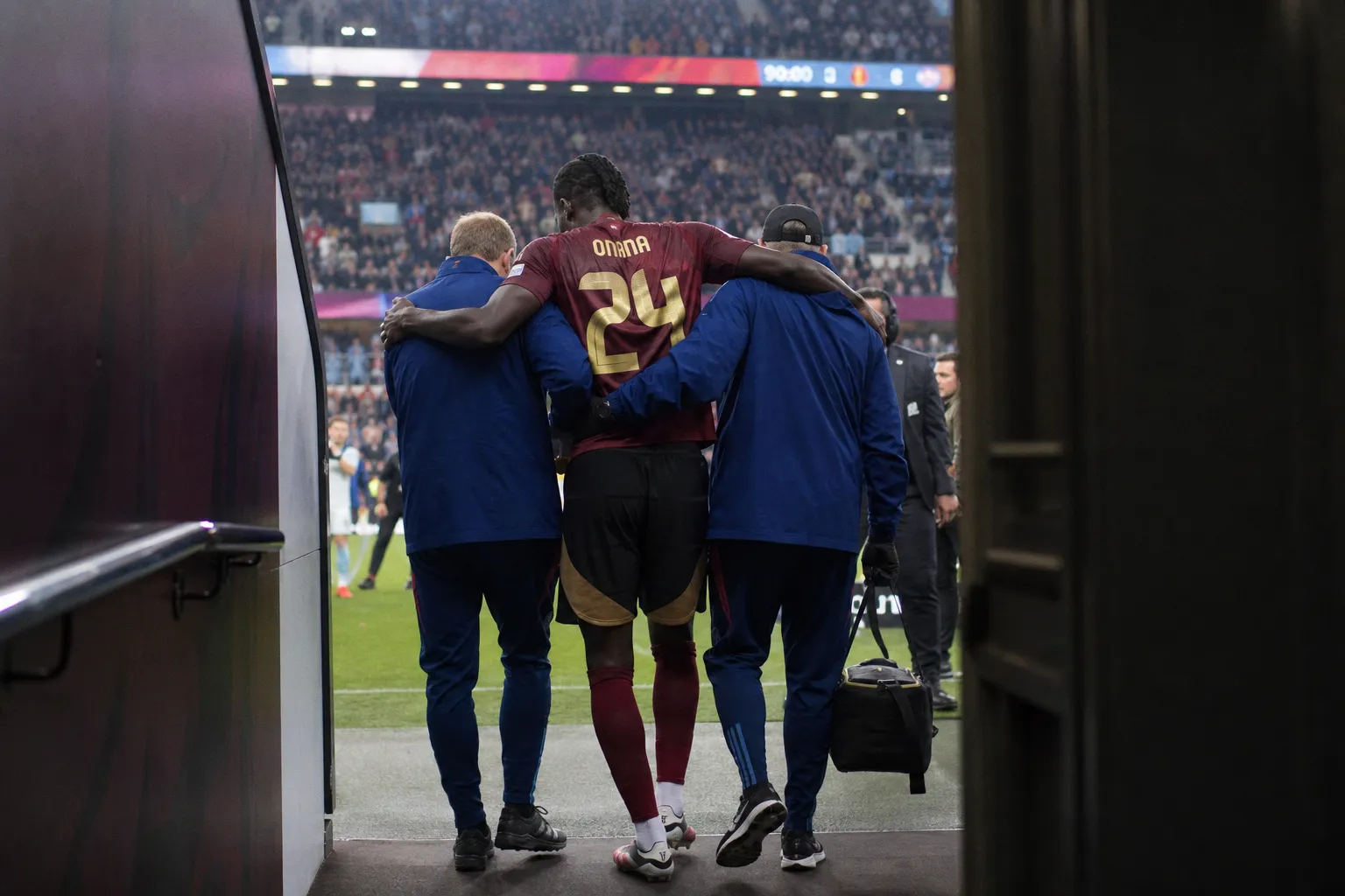 Aston Villa’s Amadou Onana sustains ACL injury during Belgium’s World Cup win