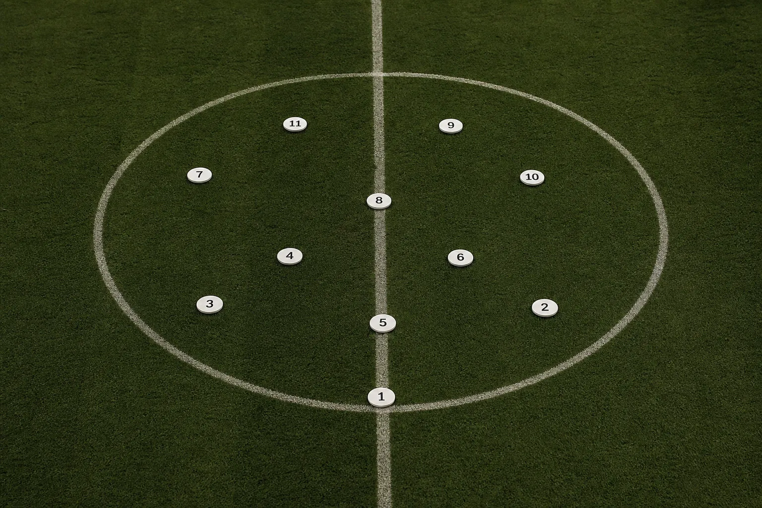 Football formations numbers: From rigid lines to fluid play